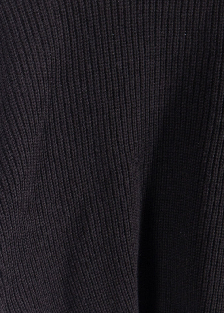 Buzo tejido negro color negro para mujer - Flashy