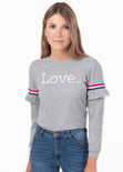 Buso con estampado "Love" para mujer - Flashy