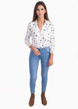 Blusa con estampado de estrellas para mujer - Flashy