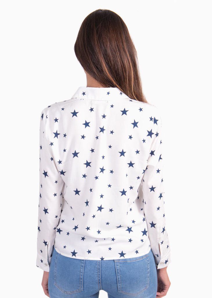 Blusa con estampado de estrellas para mujer - Flashy