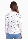 Blusa con estampado de estrellas para mujer - Flashy