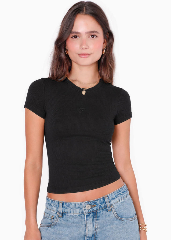 Camiseta baby tee bordado - MIYUNI