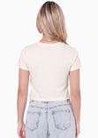 Camiseta con entorchado - MORELOS.MARFIL