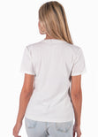 Camiseta con estampado "Blondie" color blanco para mujer - Flashy
