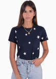 Camiseta con estampado de estrellas para mujer - Flashy