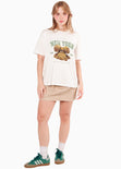 Camiseta con estampado de oso para mujer - Flashy