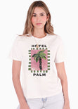 Camiseta con estampado de palmera - IZTAPA