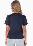 Camiseta con estampado horóscopo color azul para mujer - Flashy