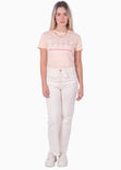 Camiseta con estampado "Style city" color rosado para mujer - Flashy