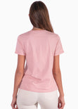 Camiseta con estampado "Trust destiny" color rosado para mujer - Flashy