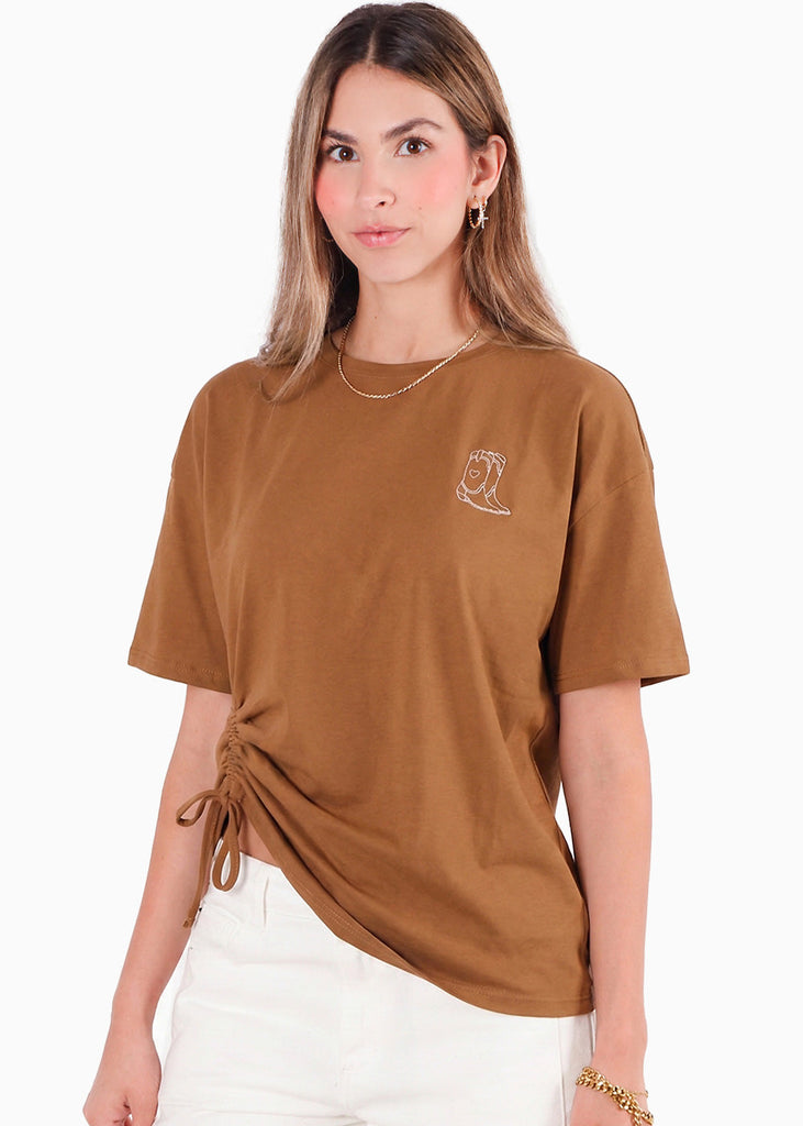 Camiseta con tunel en frente - BRETAÑA.CAFE
