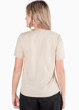Camiseta estampada "Arizona" color beige para mujer - Flashy