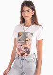 Camiseta estampada "Because I'm Fabulous" color blanco para mujer - Flashy