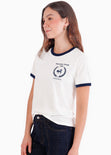 Camiseta estampada con cuello y puños en contraste - SURINAM