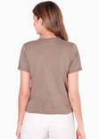 Camiseta estampada "Icónica desde que nací " color blanco, marfil para mujer - Flashy
