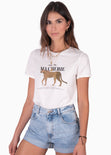 Camiseta estampada "Ma Cherie" color blanco, marfil para mujer - Flashy