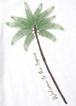 Camiseta grafica estampada "palmeras" - SAPOTE