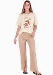 Camiseta oversize con estampado de chiles - SALENTO