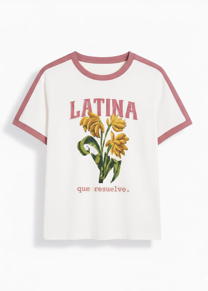 Camiseta oversize con estampado - URABA