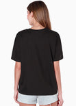 Camiseta oversize estampada "Fierce" color gris para mujer - Flashy