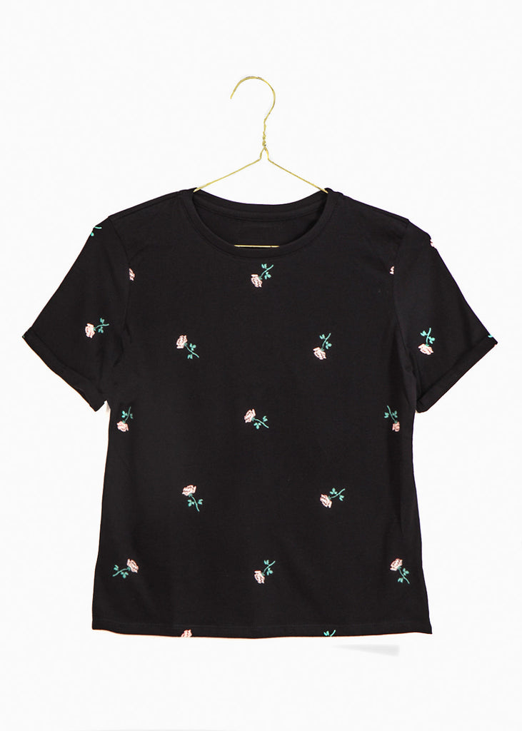 Camiseta estampada rosas para mujer - Flashy