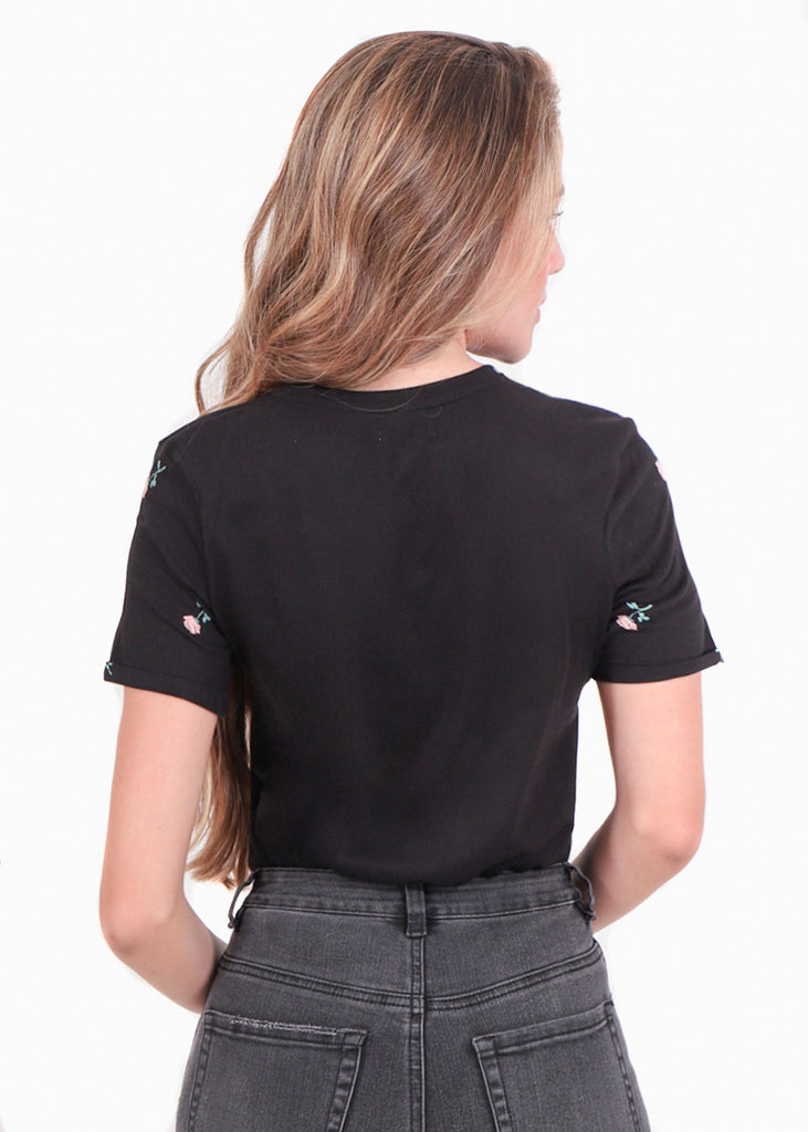Camiseta estampada rosas para mujer - Flashy