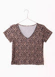 Camiseta estampada leopardo para mujer - Flashy