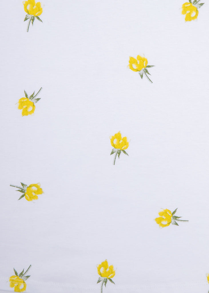 Camiseta con estampado de flores para mujer - Flashy