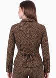 Chaqueta de drill estampada - LETICIA