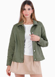 Chaqueta en drill con botones - JUAREZ