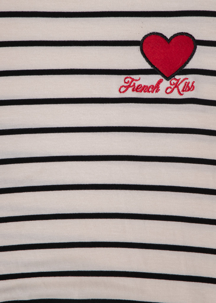 Buso a rayas con bordado para mujer - Flashy