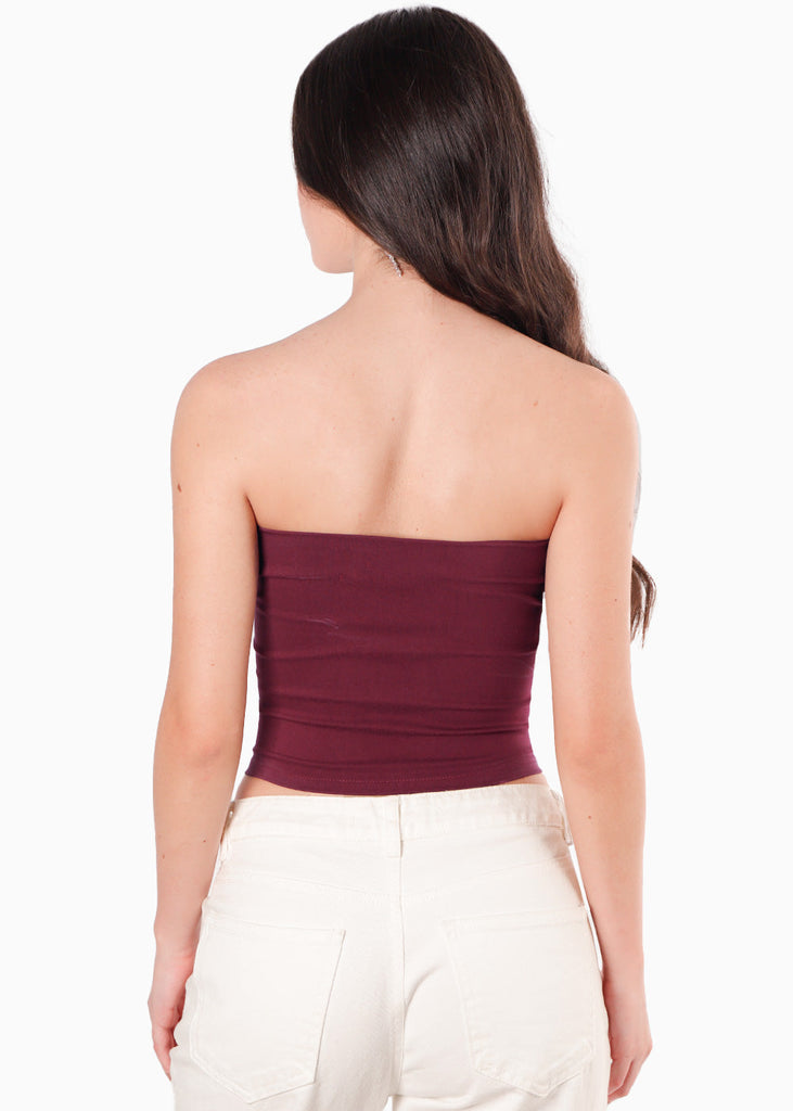 Corset con varilla de corazon en escote para mujer - Flashy