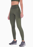 Legging deportivo color verde para mujer - Flashy