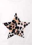 Camiseta con estrella de leopardo para mujer - Flashy