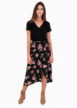 Maxi Falda Estampada Flores para mujer - Flashy