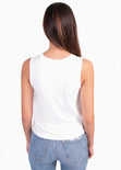 Camiseta estampada "Girls" bloques de color para mujer - Flashy