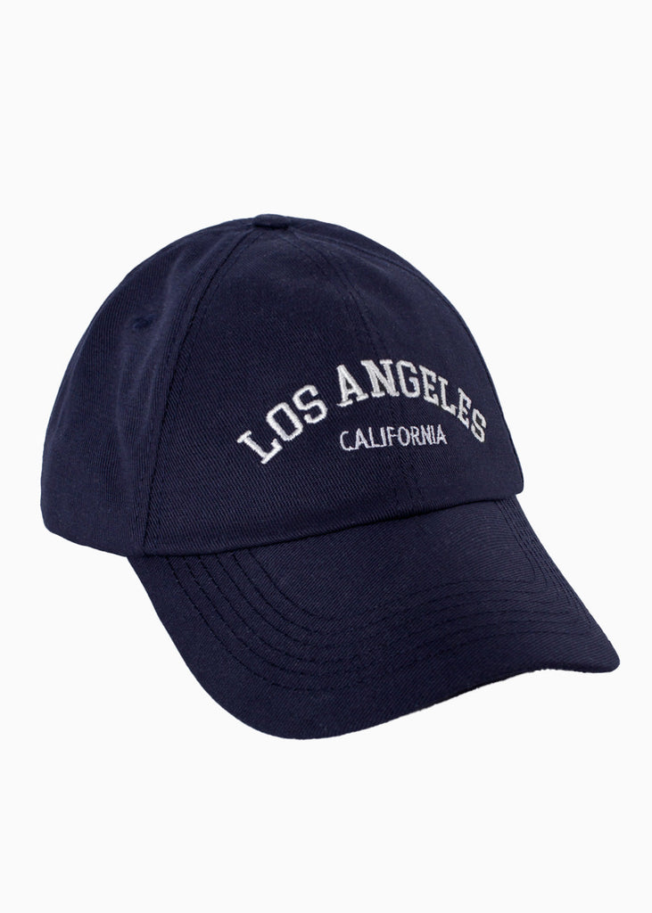 Gorra con estampado "Los Angeles" color azul para mujer - Flashy