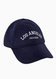 Gorra con estampado "Los Angeles" color azul para mujer - Flashy