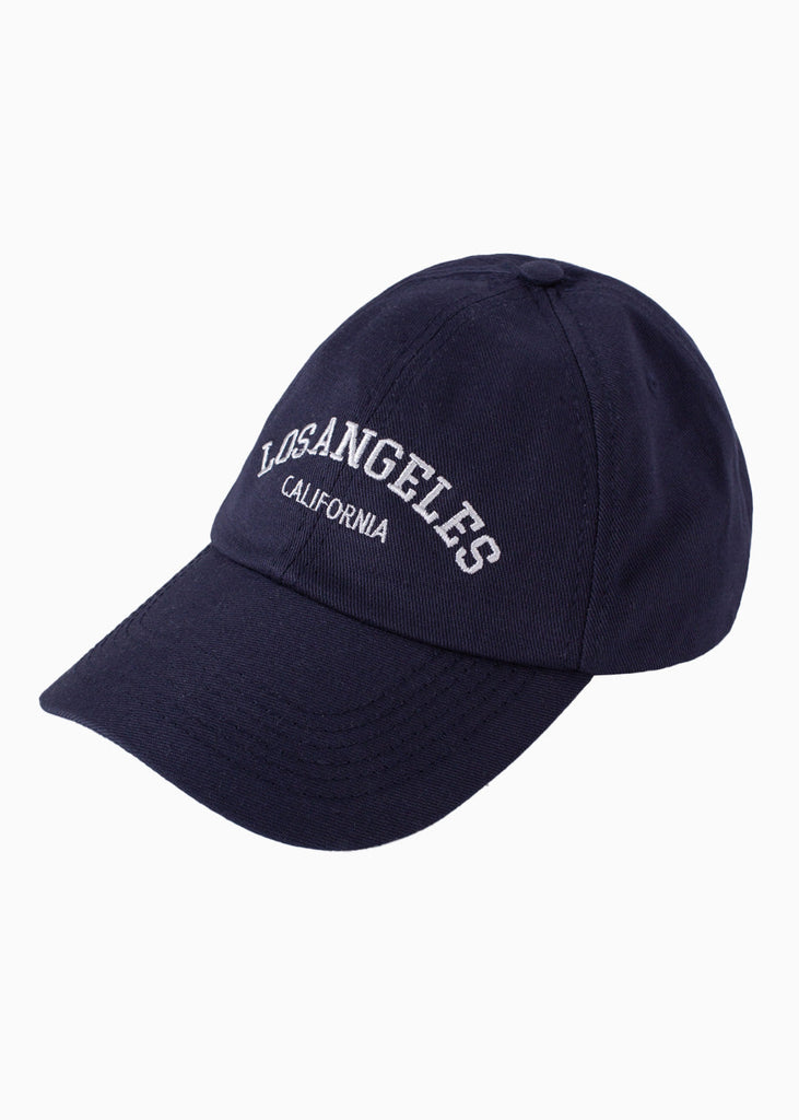 Gorra con estampado "Los Angeles" color azul para mujer - Flashy