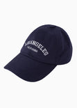 Gorra con estampado "Los Angeles" color azul para mujer - Flashy