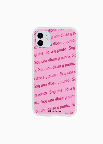 Funda soy una diosa y punto iphone para mujer - Flashy