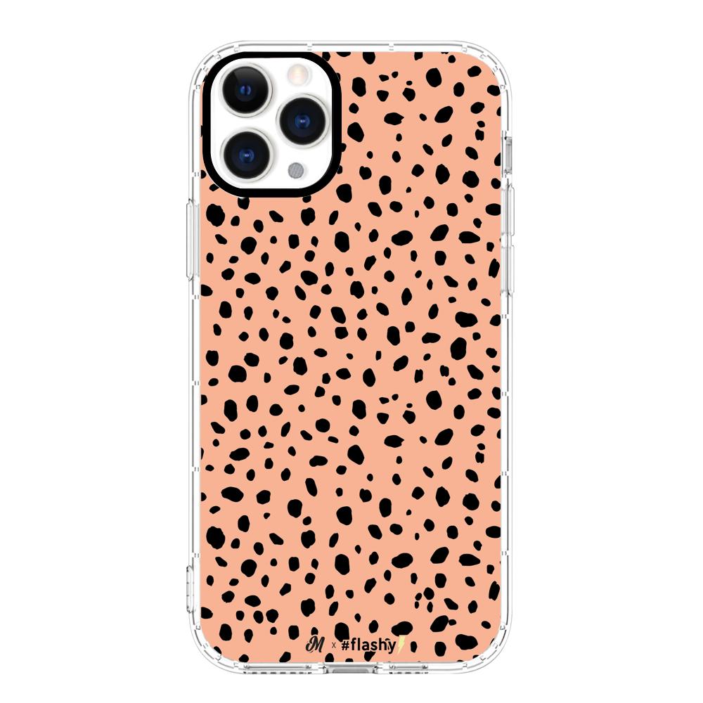 Funda animal print leopardo rosado iphone para mujer - Flashy