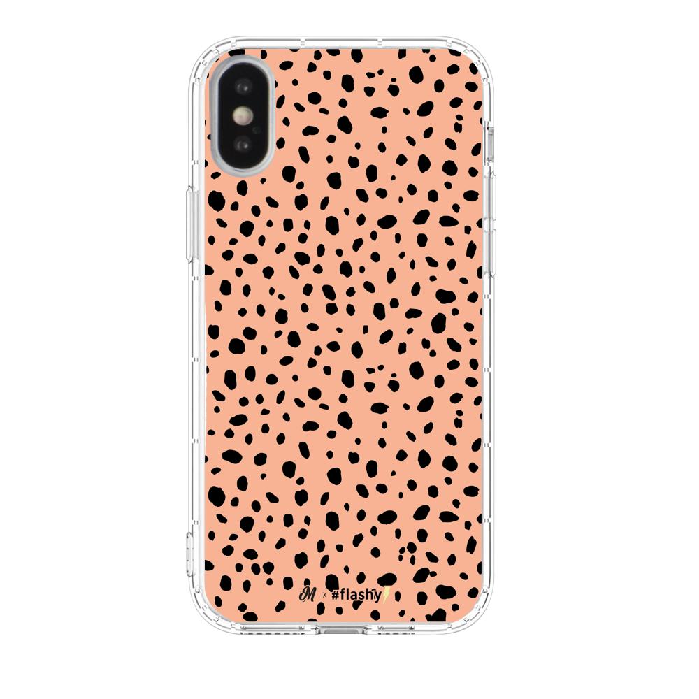 Funda animal print leopardo rosado iphone para mujer - Flashy