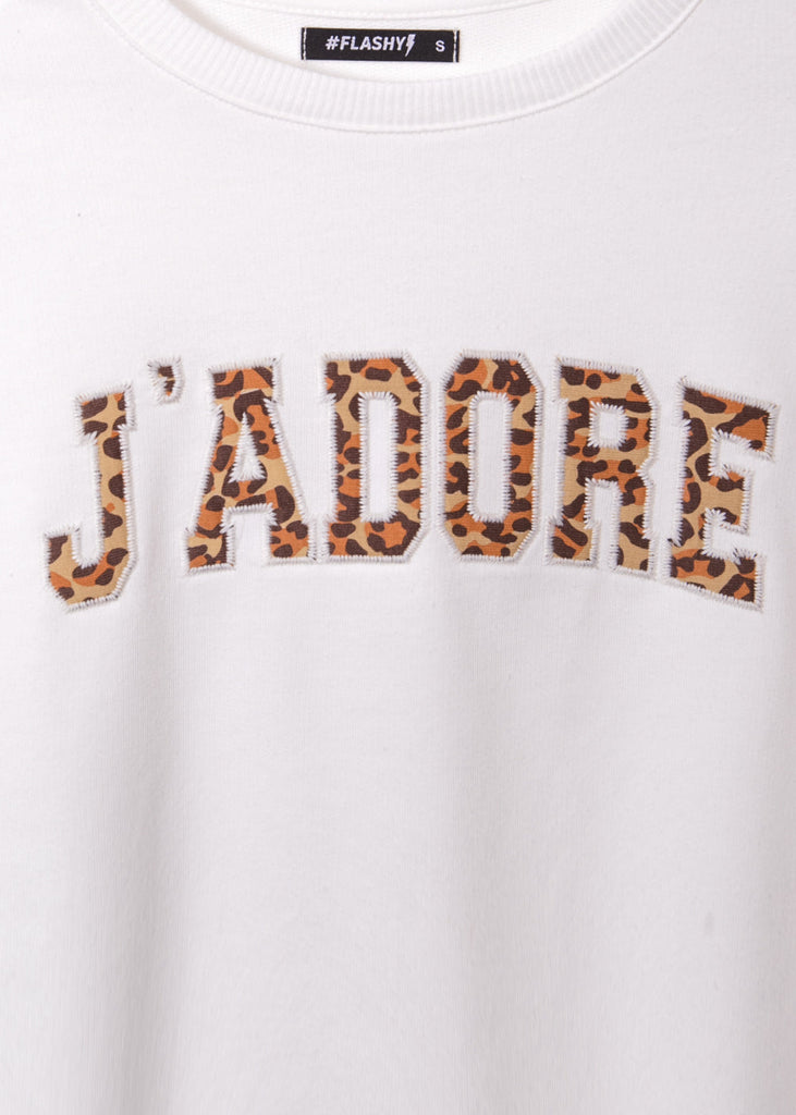 Buso estampado "J'adore" para mujer - Flashy