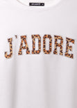 Buso estampado "J'adore" para mujer - Flashy