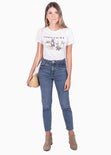 Camiseta estampada "Frenchies" para mujer - Flashy