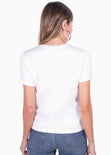 Camiseta estampada "Frenchies" para mujer - Flashy