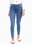 Jean tiro medio skinny para mujer - Flashy