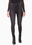 Jean tiro alto skinny para mujer - Flashy