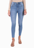 Jean tiro medio skinny para mujer - Flashy